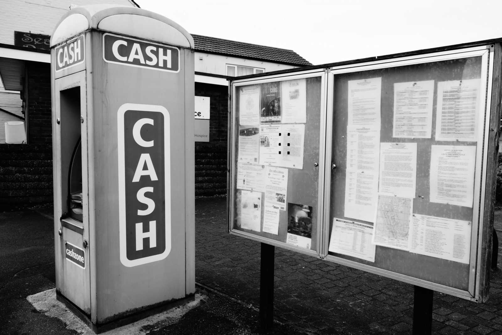 Tall Cash Machine in Lincolnshire, England