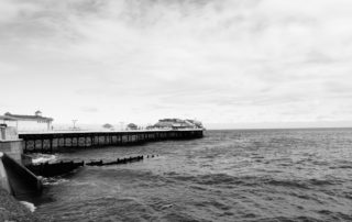 A quiet pier in Norfolk, England