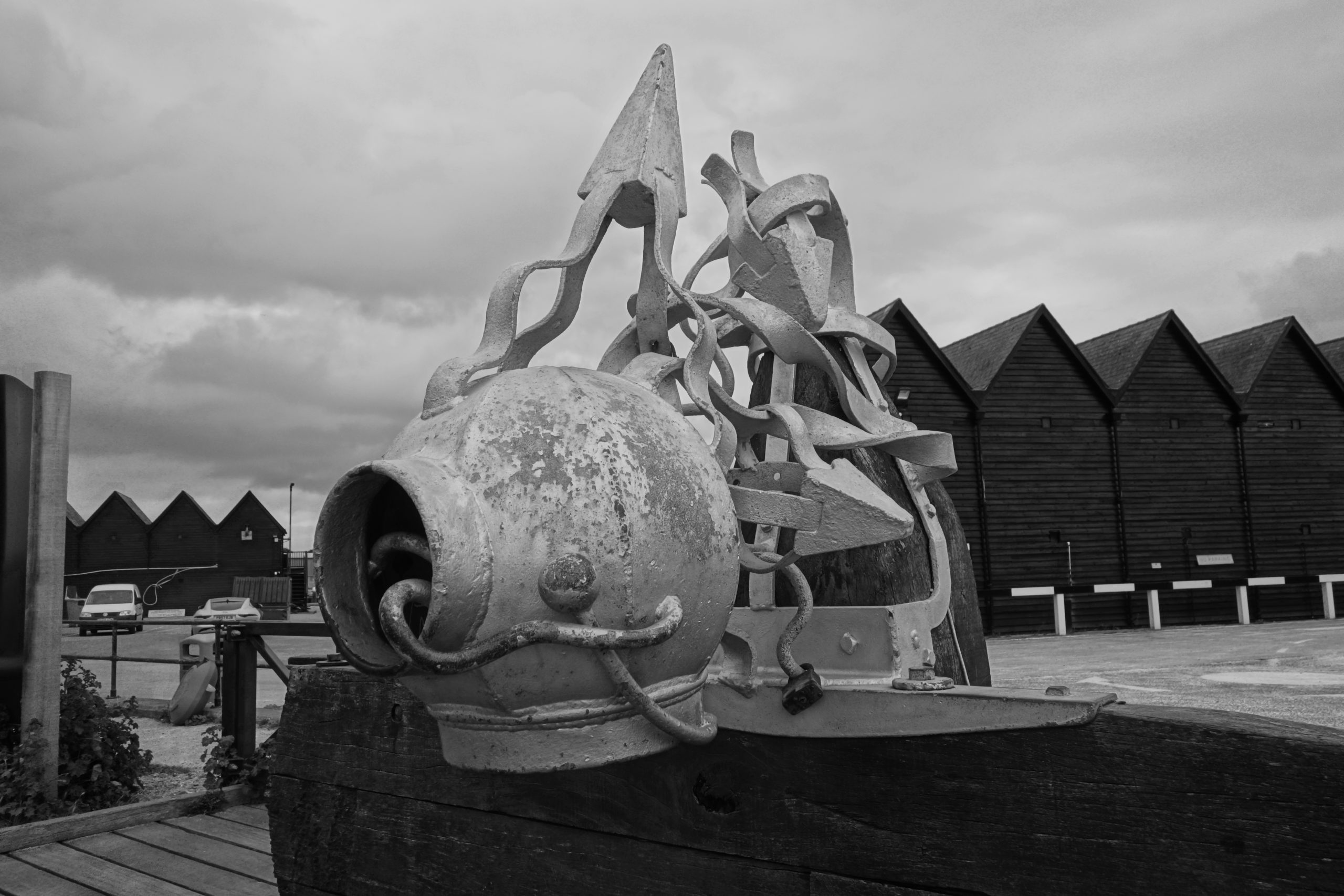 A diving sculpture in Kent England