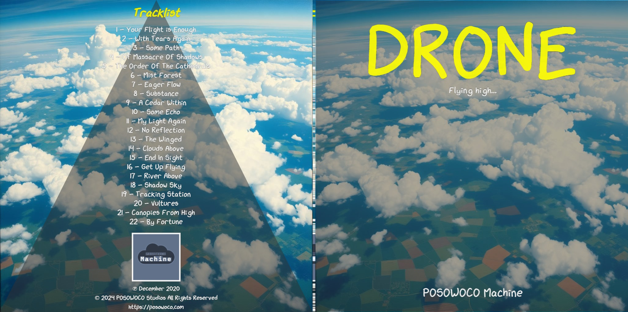 Book Drone Album Json Full 10 66x10 66 Above The Clouds In The Country