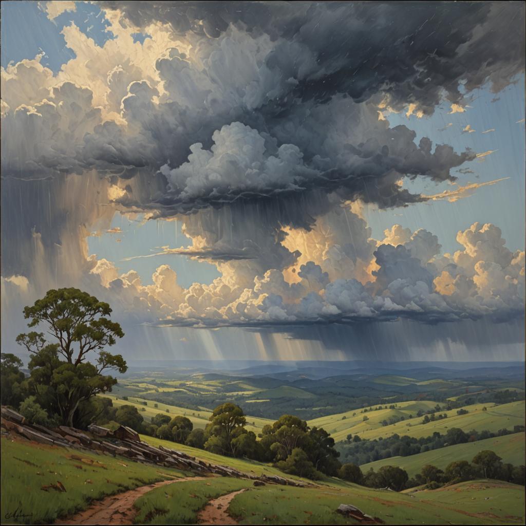 Book Weekend Album Json Art 10 66x10 66 Hills And Stormy Clouds